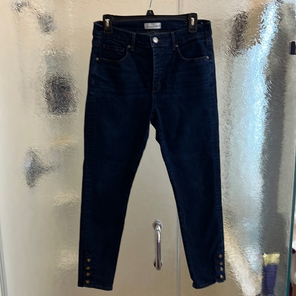 Loft skinny jeans dark denim
